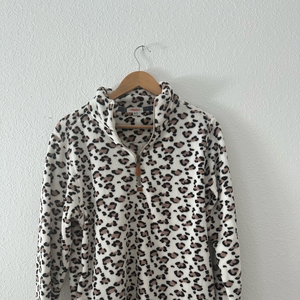 Plush Cheeta Pullover